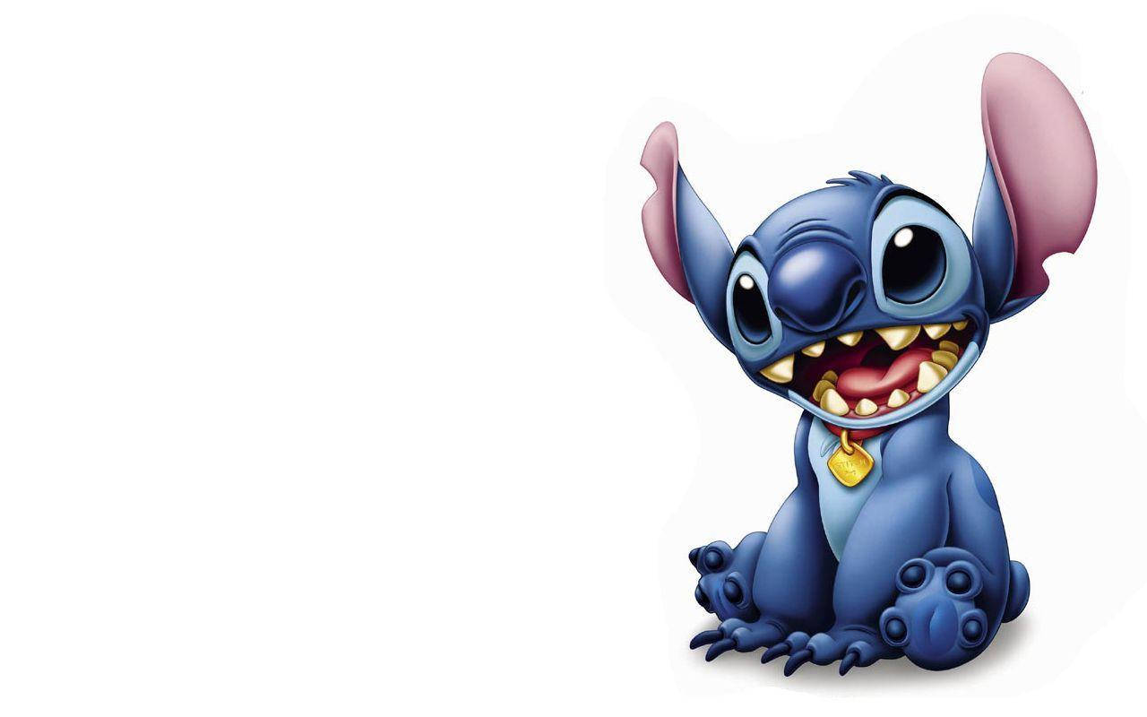 Stitch Poses For A Cgi Artwork Wallpaper