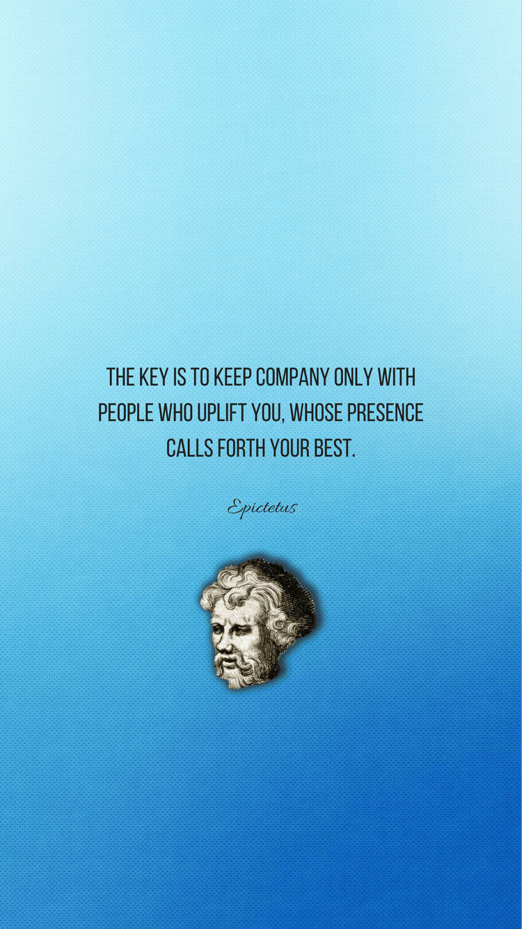 Stoicism Epictetus Quote Wallpaper