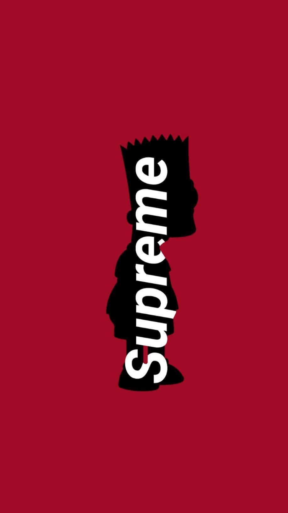 'straight Outta Springfield, Cool Bart Simpson Supreme' Wallpaper