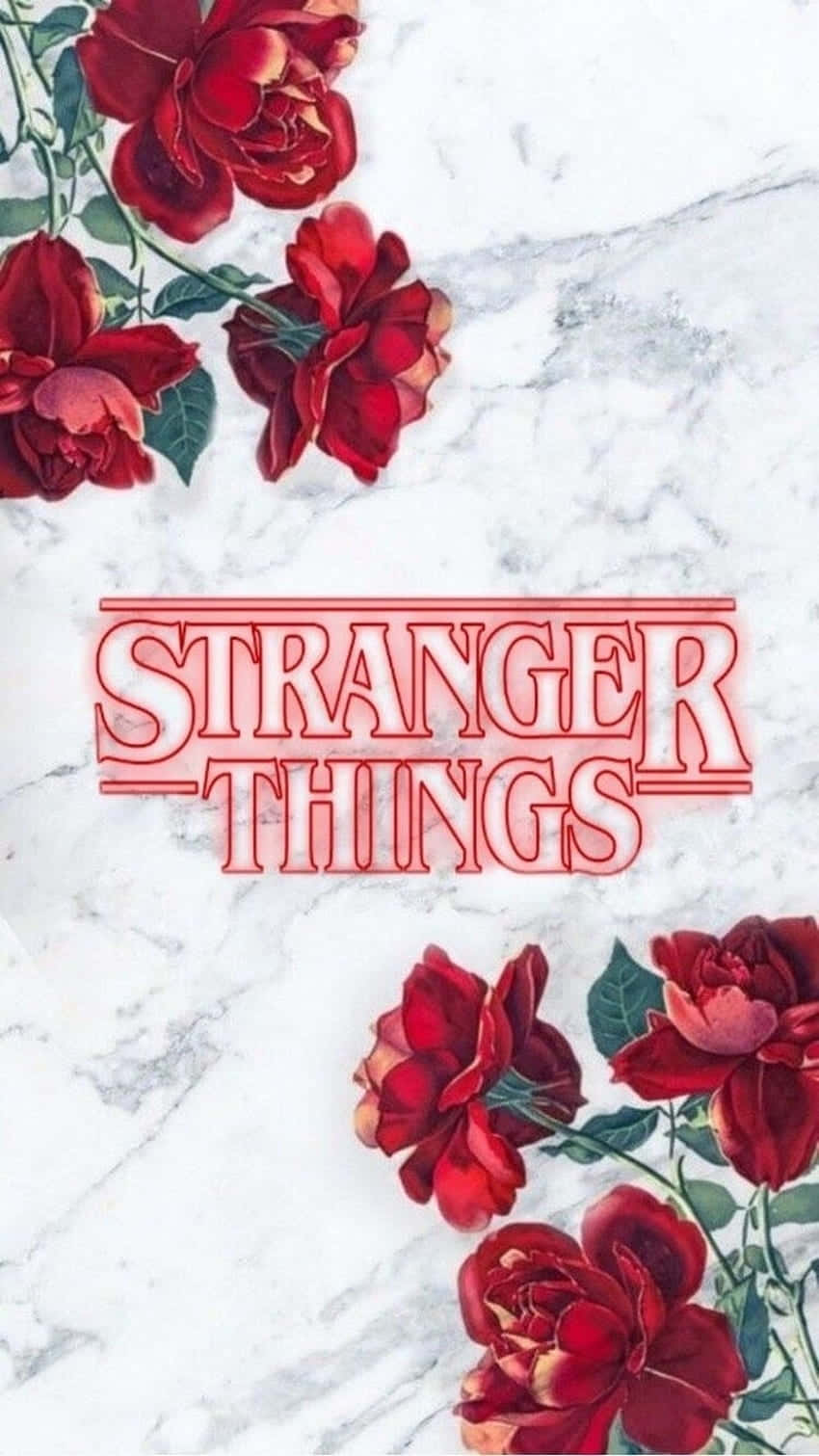 Stranger Things Girly Flowers Wallpaper