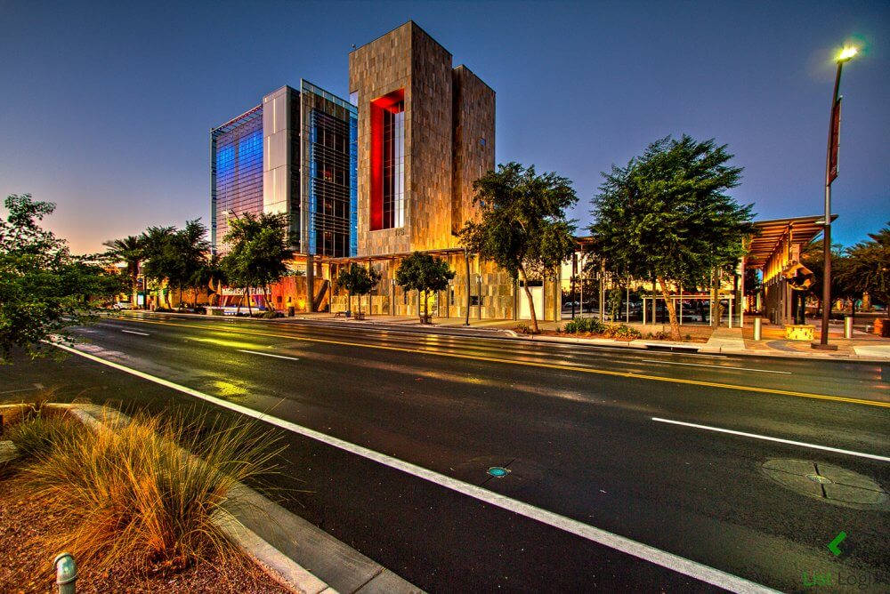 Streetlights In Chandler City Hall Wallpaper