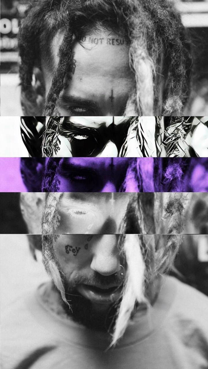 Striking Portrait Of Suicideboys Band Member - Scrim Wallpaper