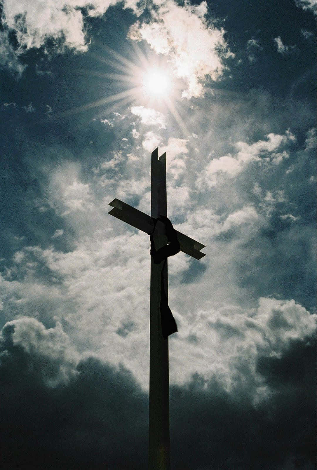 Stunning Cross Iphone Of Futuristic Design Wallpaper