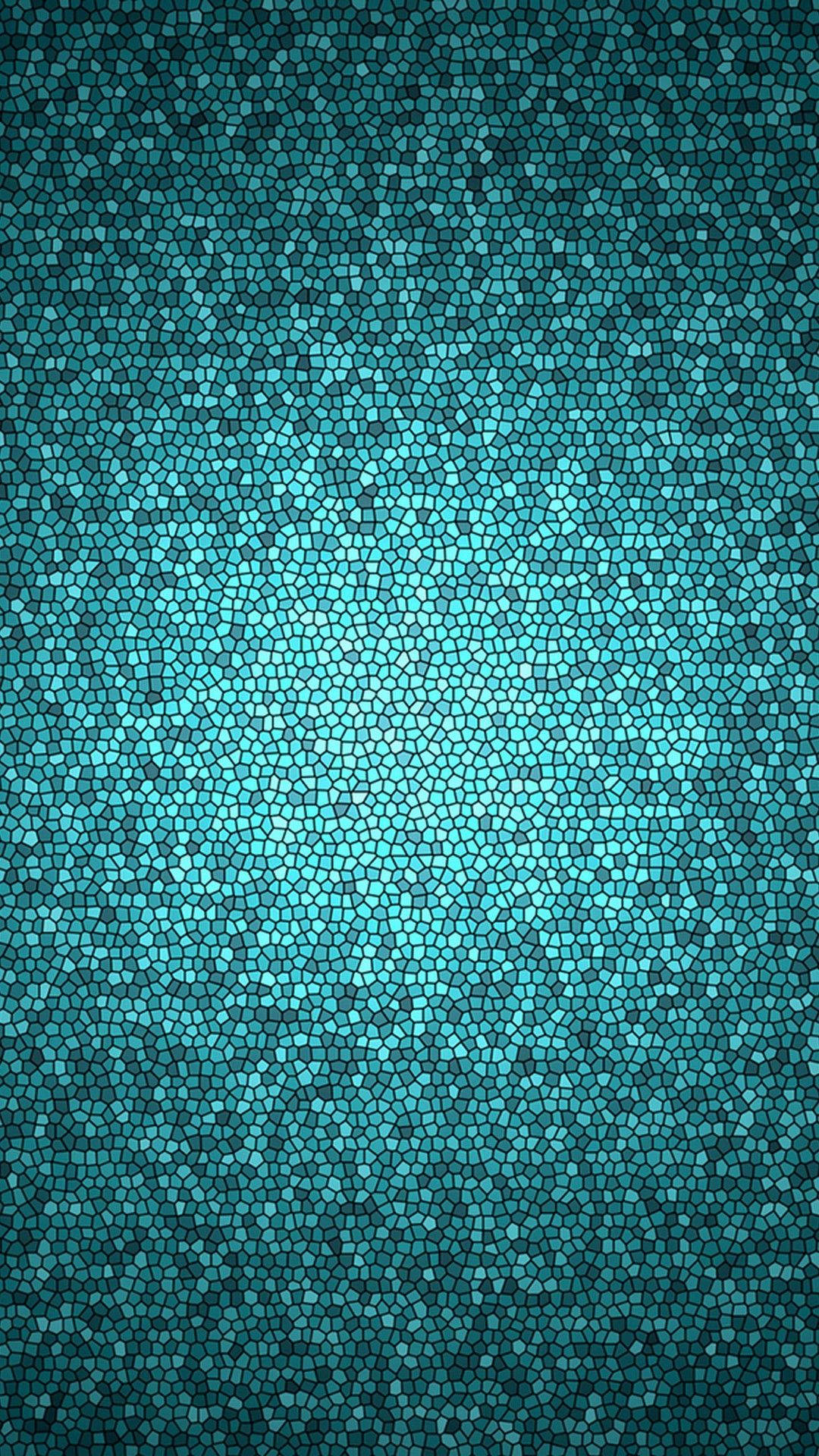 Stunning Dark Teal Mosaic Wallpaper For Iphone Wallpaper