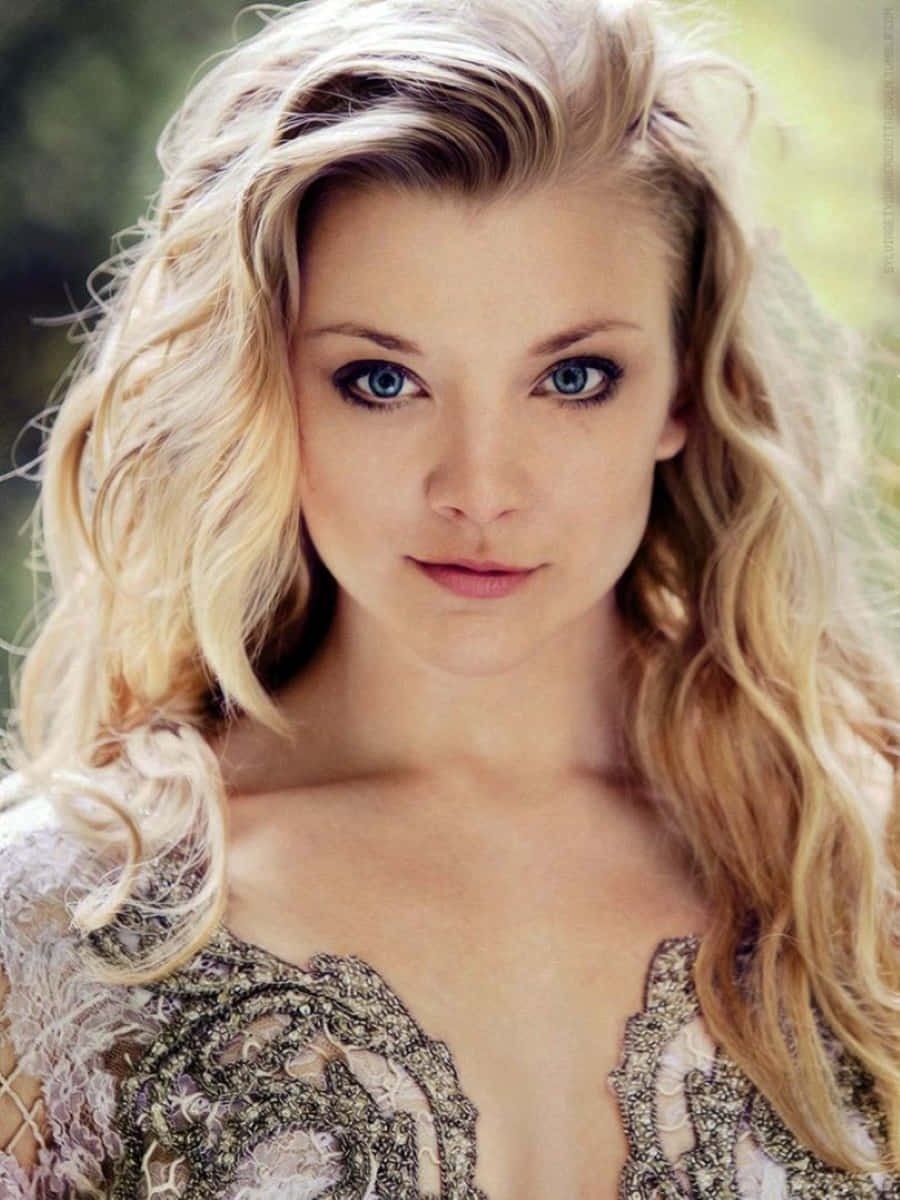 Stunning Natalie Dormer Radiates Confidence In Portrait Wallpaper