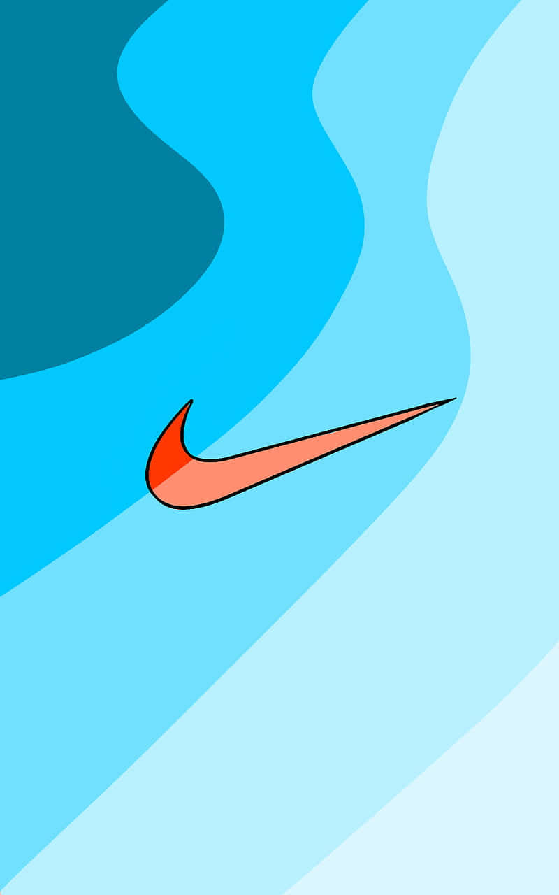 Stylish Blue Nike Wallpaper Wallpaper