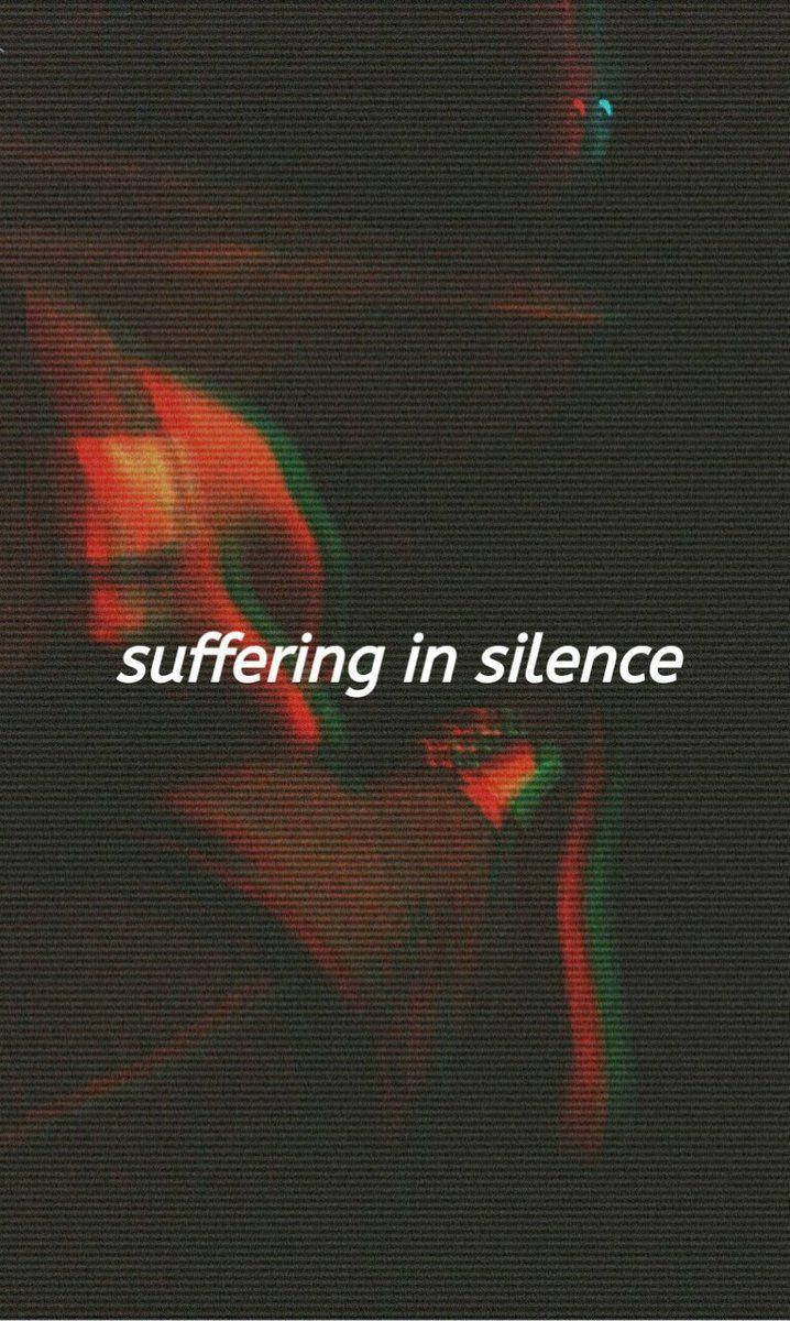 Suffering In Silence Trippy Aesthetic Wallpaper