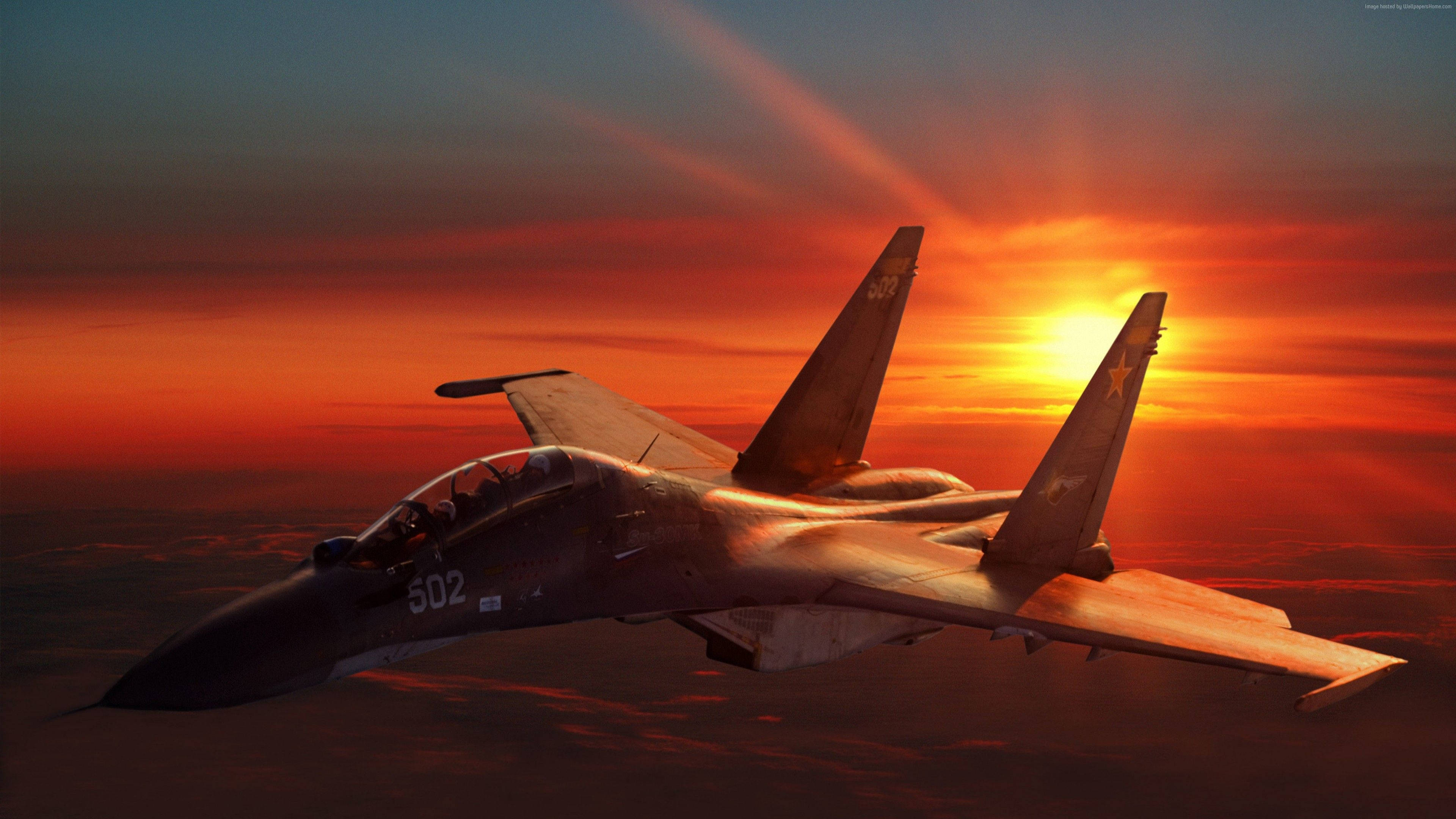 Sukhoi Su-30 Fighter Jet Wallpaper