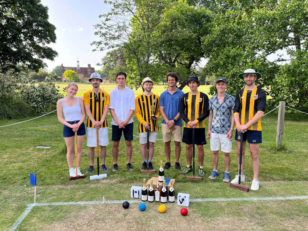 Summer Croquet Team Outdoors Wallpaper