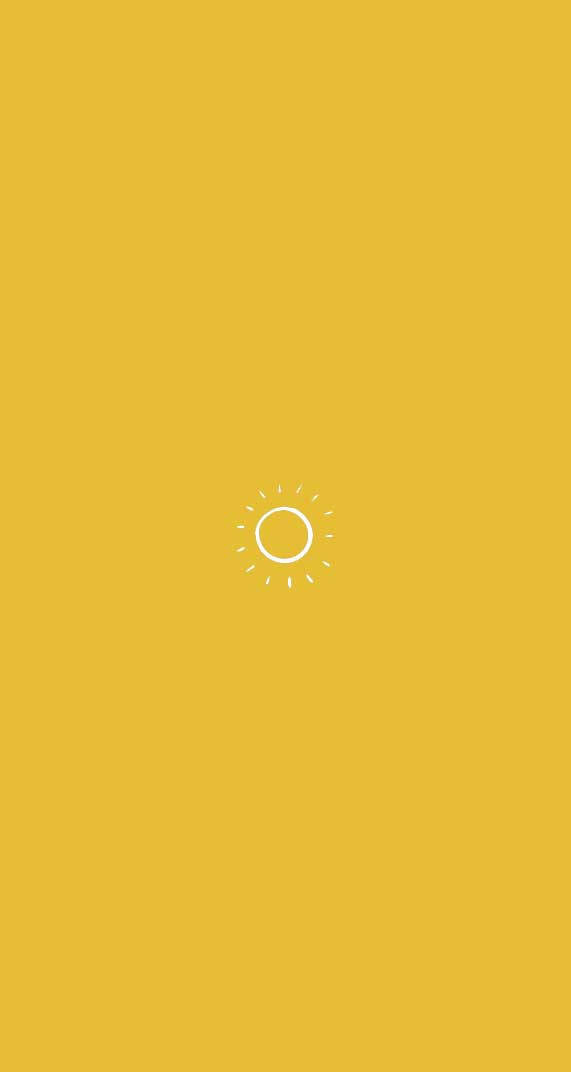 Sun Cute Yellow Aesthetic Wallpaper