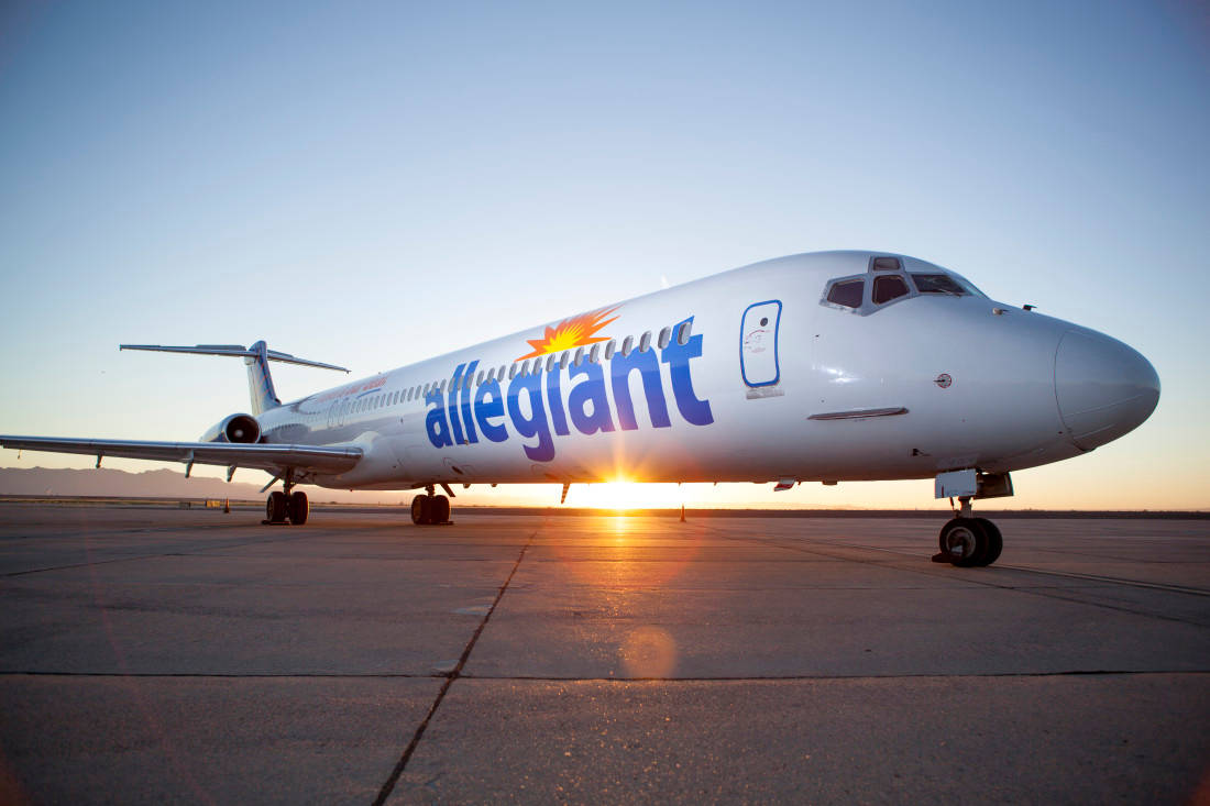 Sunset Allegiant Air Wallpaper