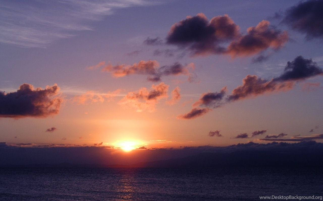 Sunset Over Puerto Rico Wallpaper