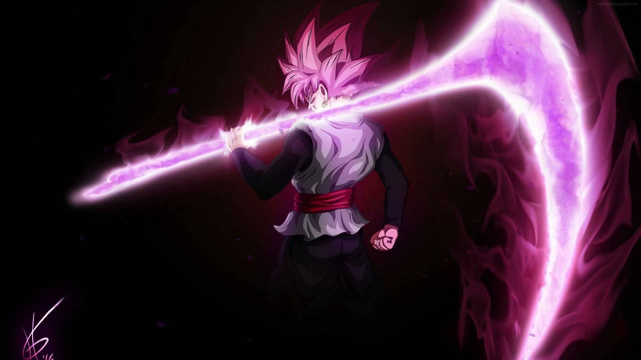 Super Saiyan Rose Sickle Of Sorrow Wallpaper