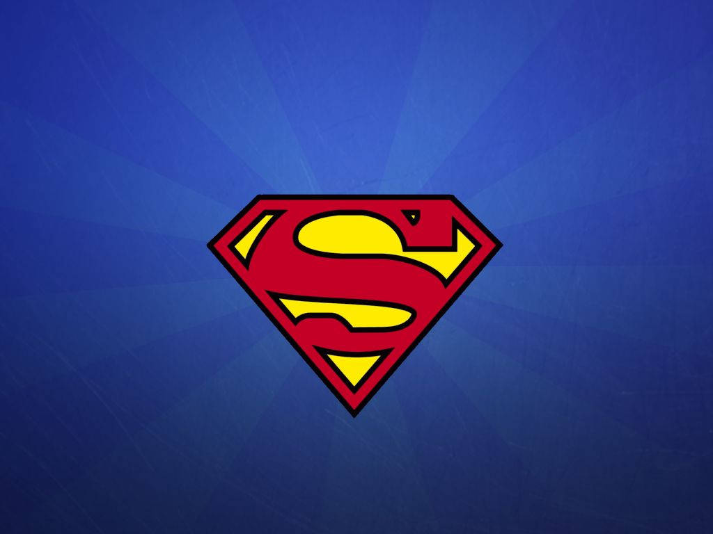 Superman Soars Through The Skies Wallpaper