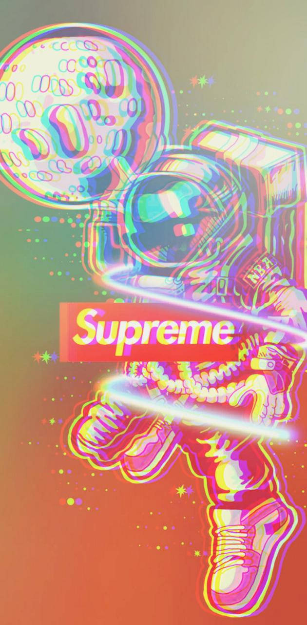 Supreme Aesthetic Astronaut Wallpaper