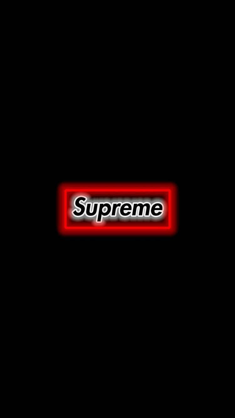 Supreme Aesthetic Black Wallpaper