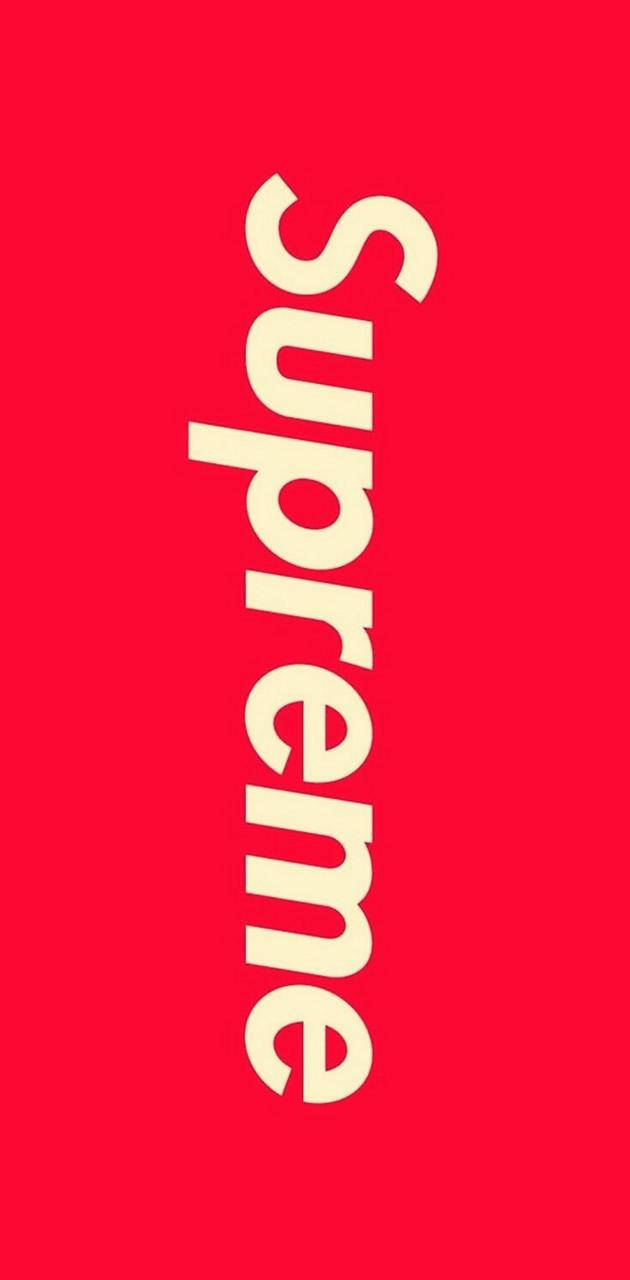 Supreme Aesthetic Logo Wallpaper