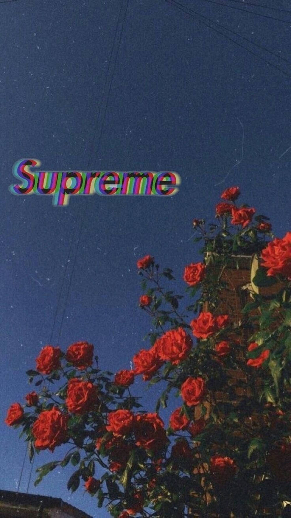 Supreme Aesthetic Nighsky Wallpaper