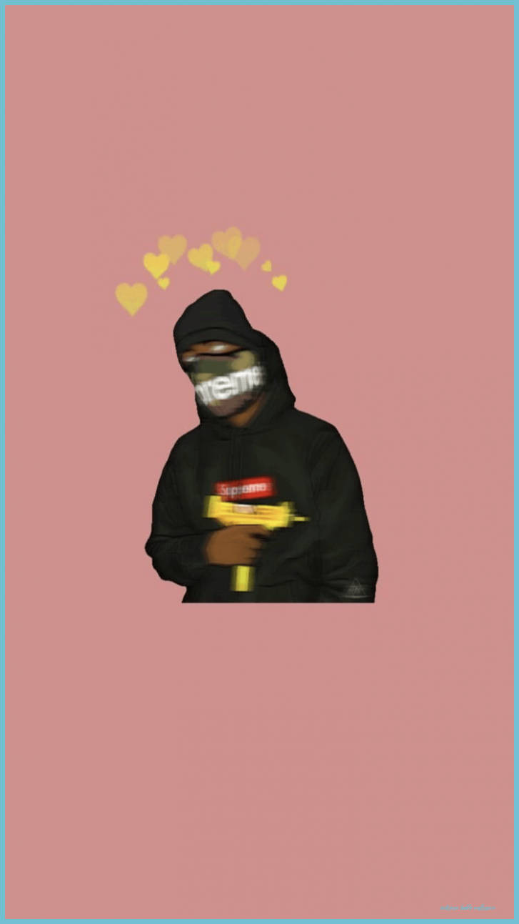 Supreme Jacket Cartoon Instagram Profile Wallpaper