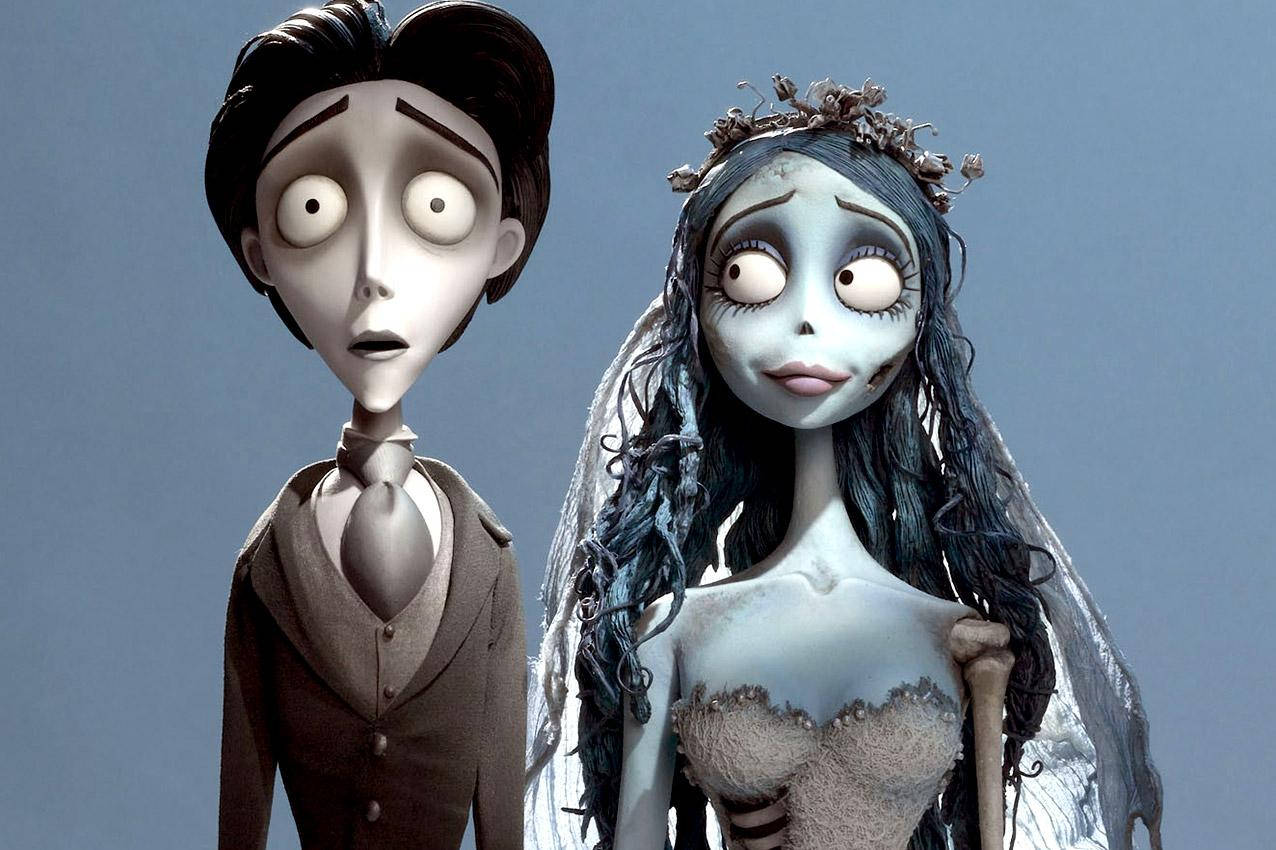 Surprised Victor And Ethereal Emily From Corpse Bride Wallpaper