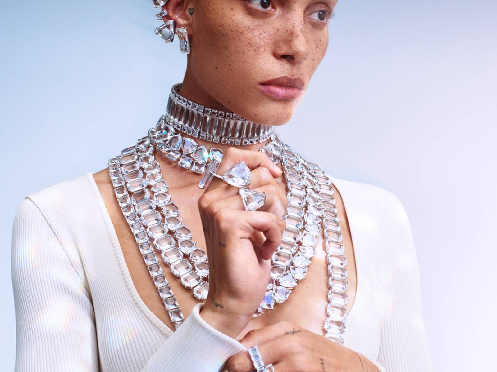 Swarovski Model Adwoa Aboah Wallpaper