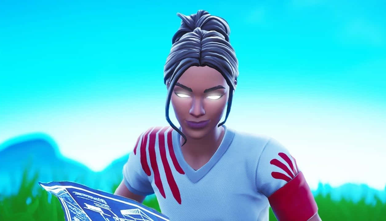 Sweaty Soccer Skin Red White Shirt Wallpaper