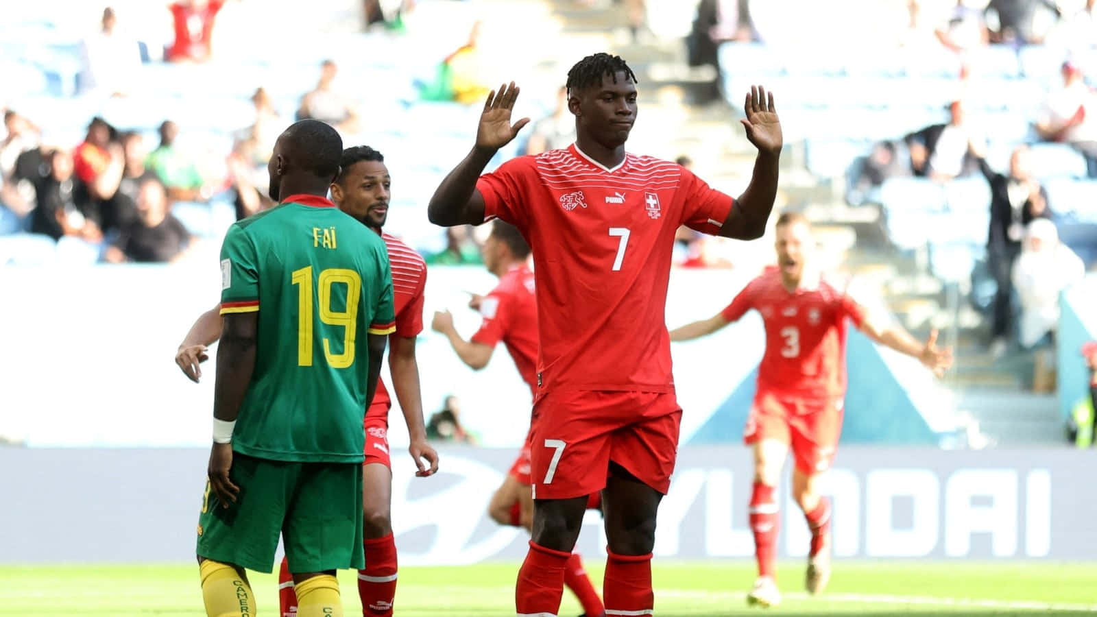 Switzerland Roger Milla Stroke Wallpaper