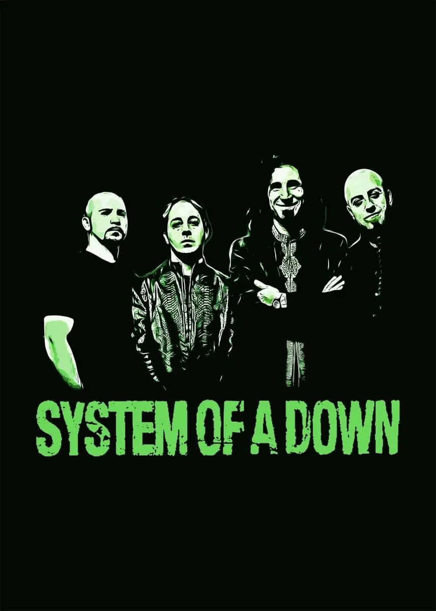 Systemofa Down Band Graphic Wallpaper