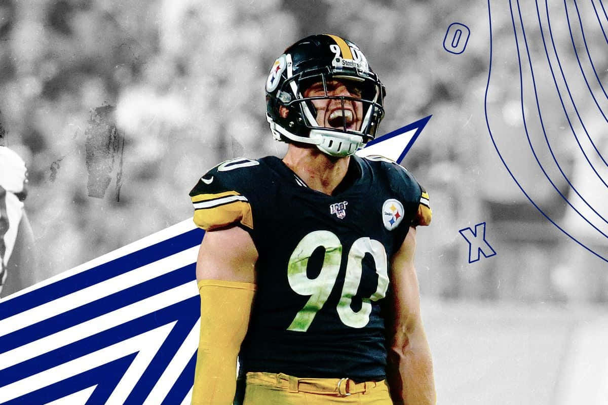 T.j. Watt Fan Artwork Wallpaper