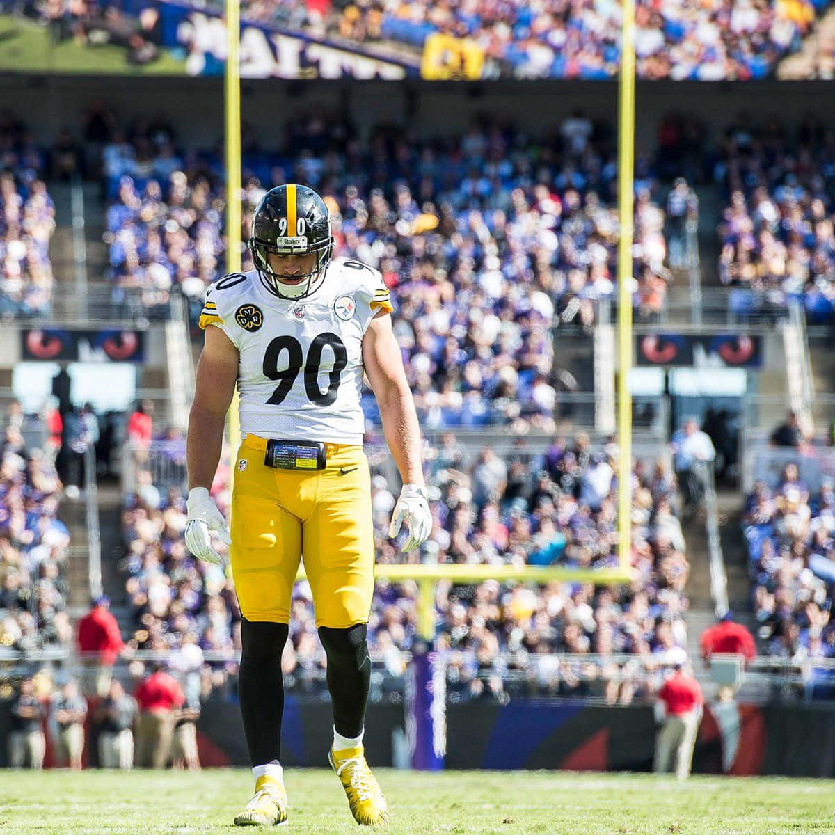 T.j. Watt Whole-body Shot Wallpaper