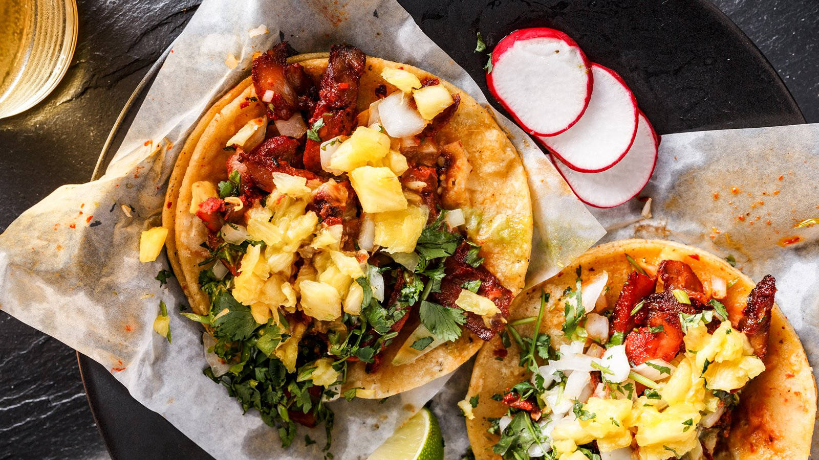 Tacos Al Pastor Crushed Pineapple Bits Wallpaper