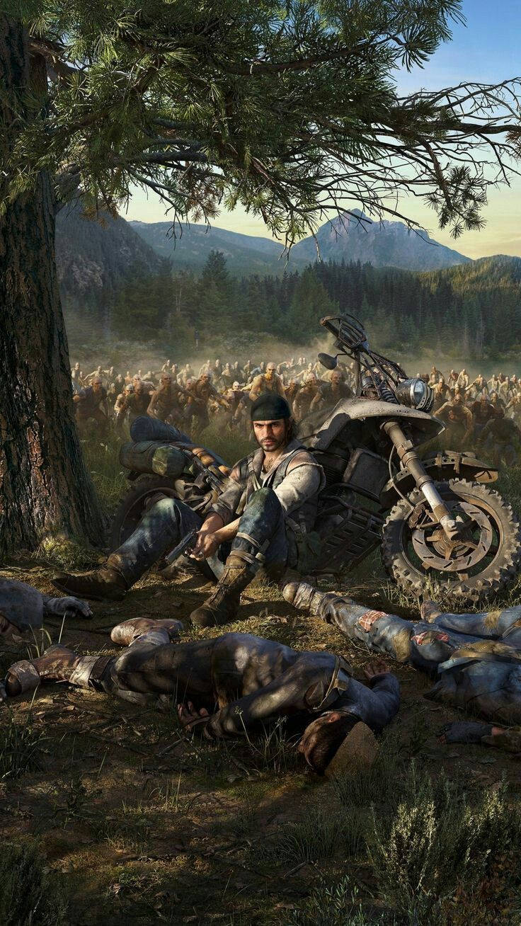 Take A Break - Deacon Resting In Days Gone Wallpaper