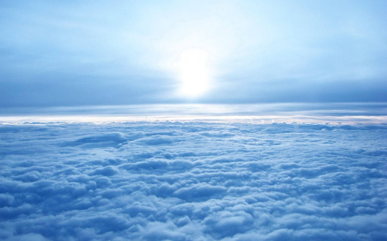 Take A Flight To Heaven With Heavenly Clouds Wallpaper