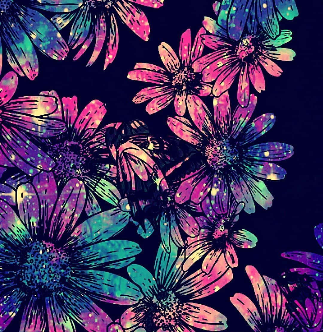 Take A Trip To Glitter Galaxy Wallpaper