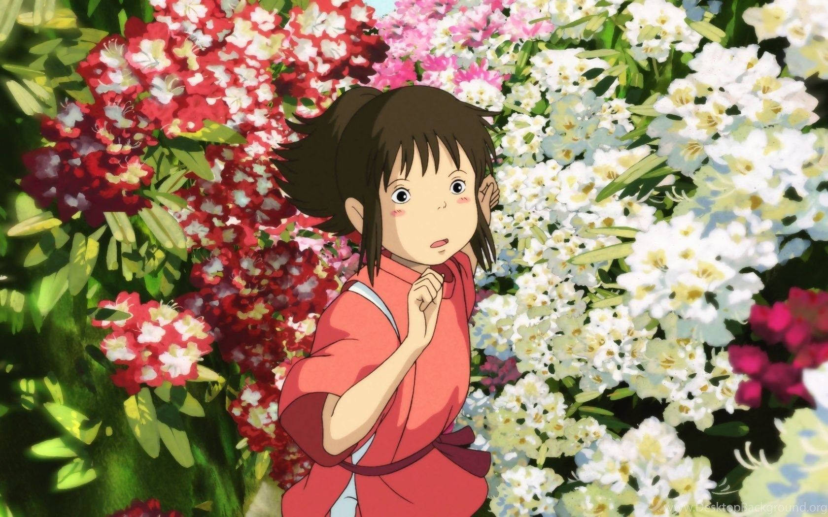 Take The Plunge With Chihiro And Reveal The Magical World Of Studio Ghibli Wallpaper