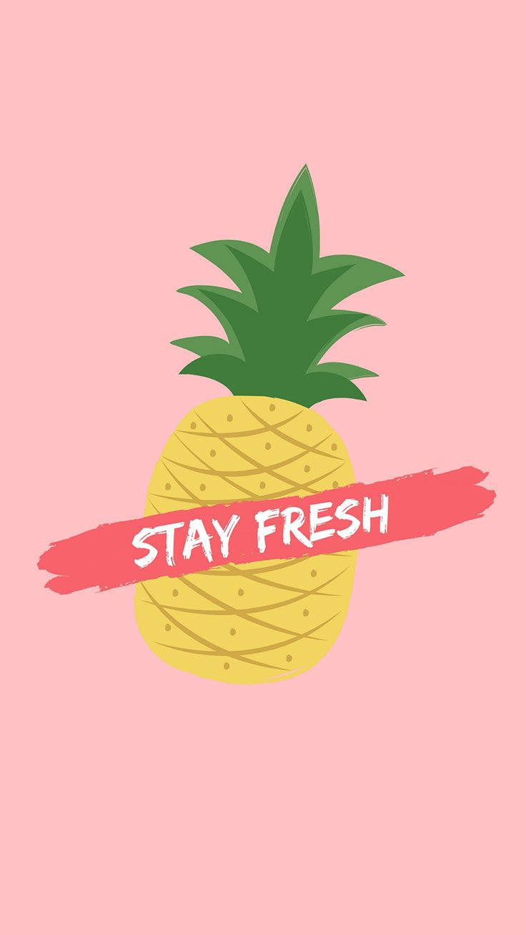 Take Things Up A Notch With The Pineapple Iphone Wallpaper