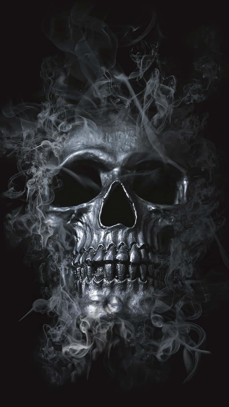 Talk With A Skull Wallpaper