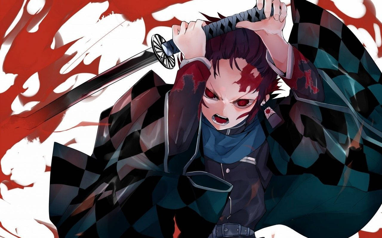 Tanjiro Kamado From Kimetsu No Yaiba Wallpaper