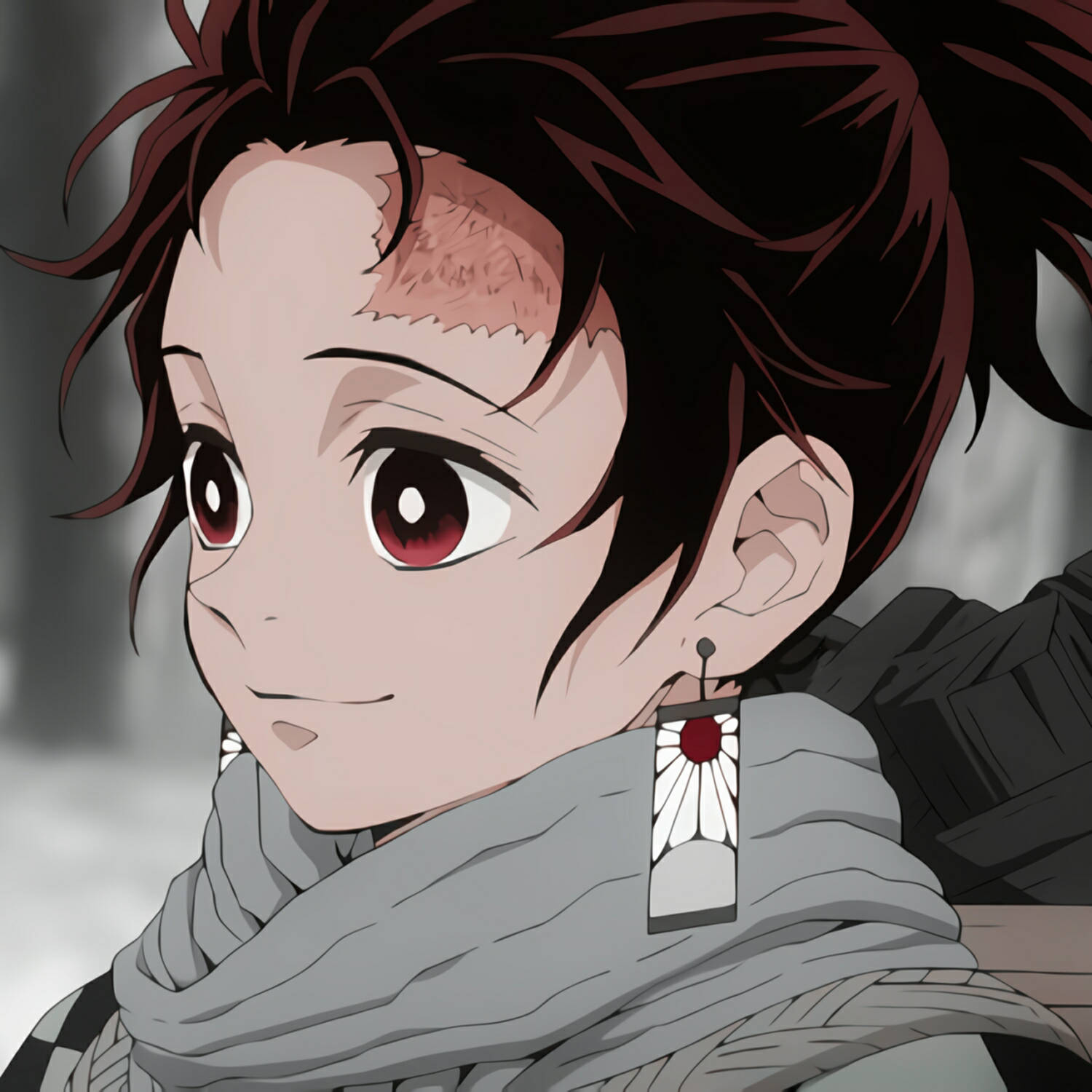 Tanjiro Pfp Earrings Wallpaper