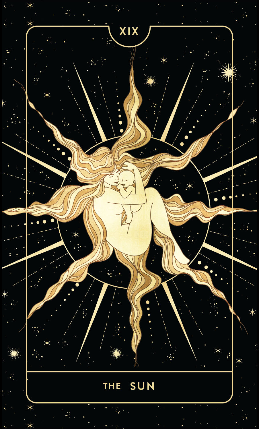 Tarot Card The Sun Wallpaper