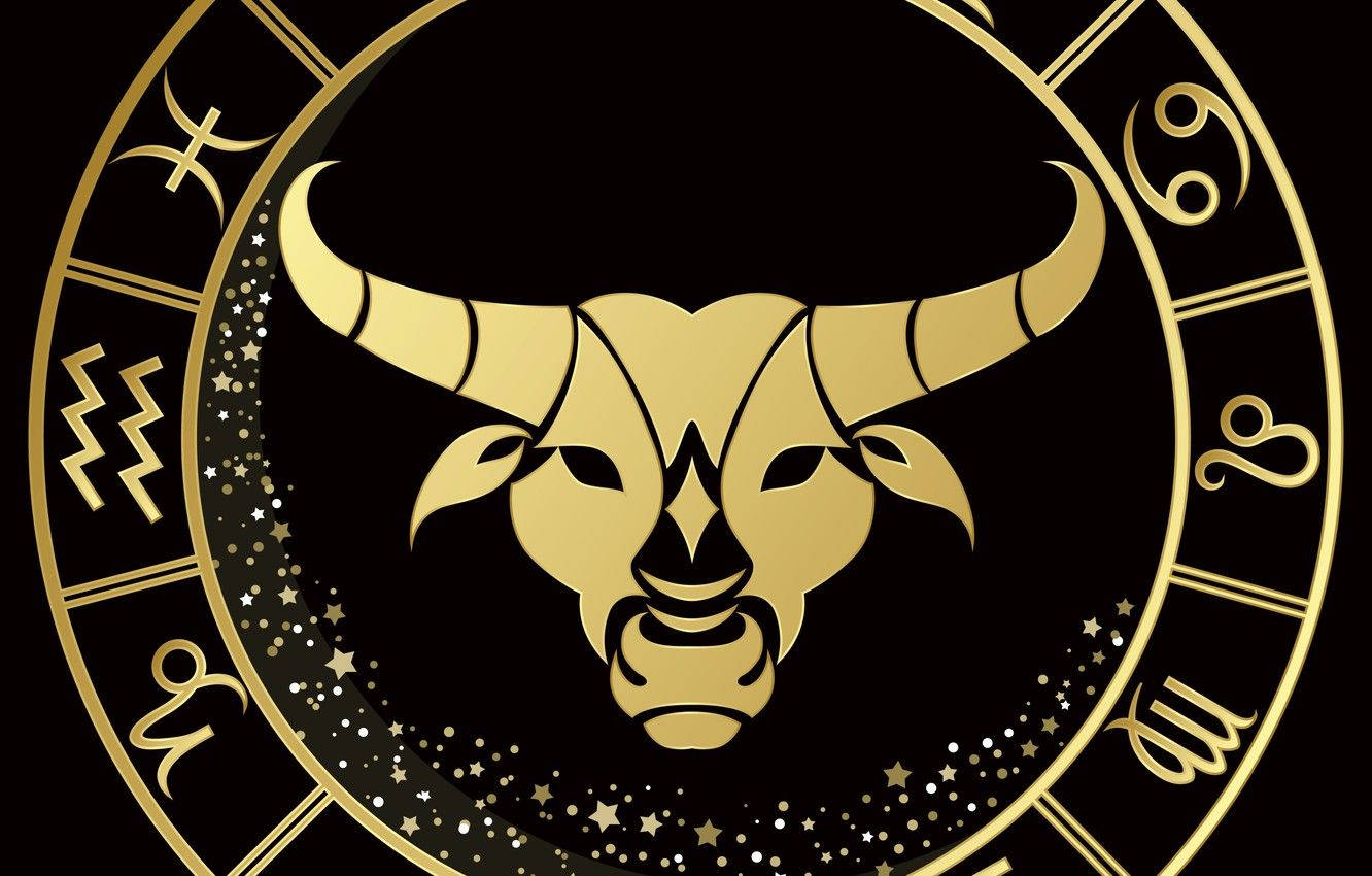 Taurus Zodiac Astrology Circle Wallpaper