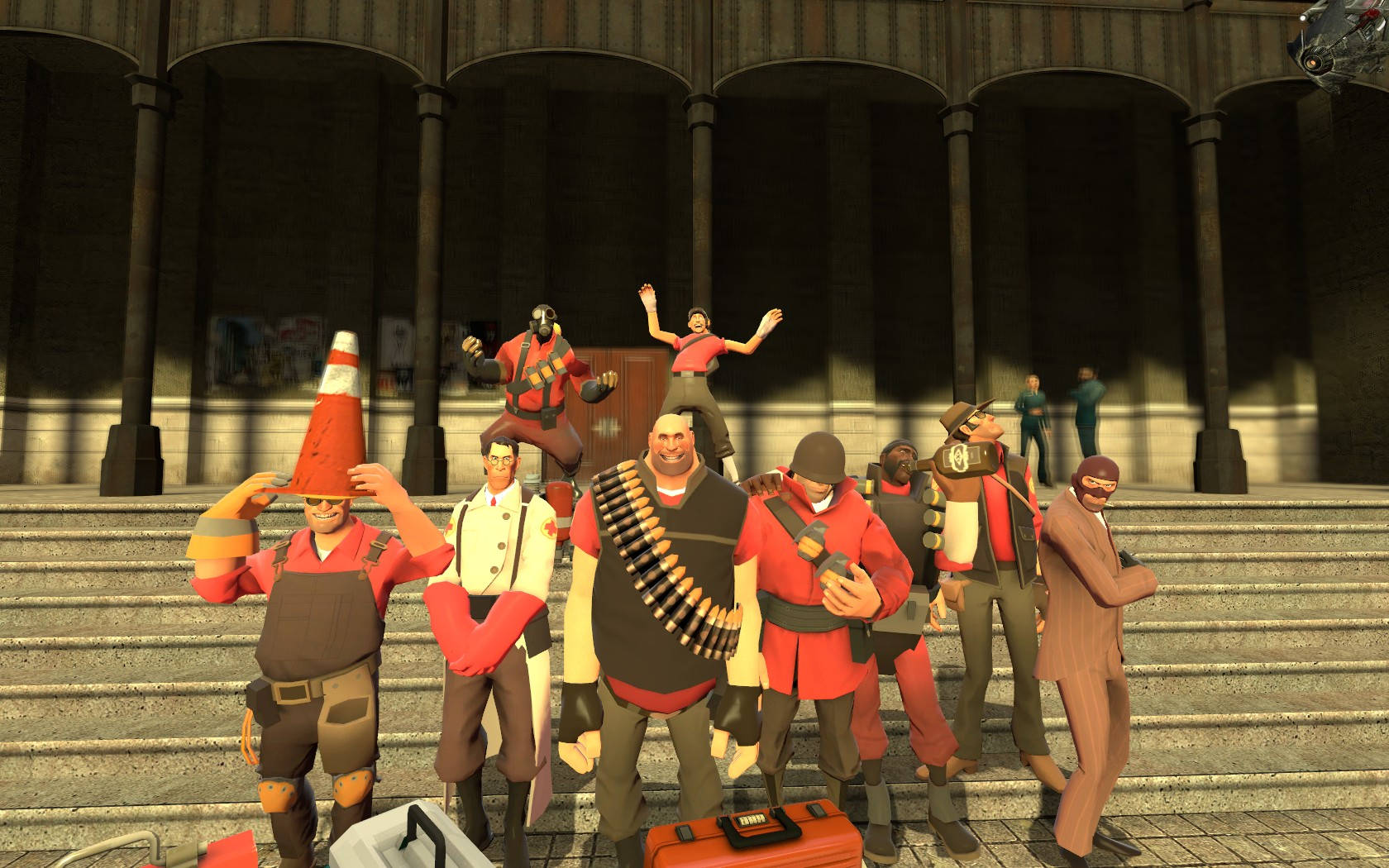 Team Fortress 2 Characters Still Wallpaper