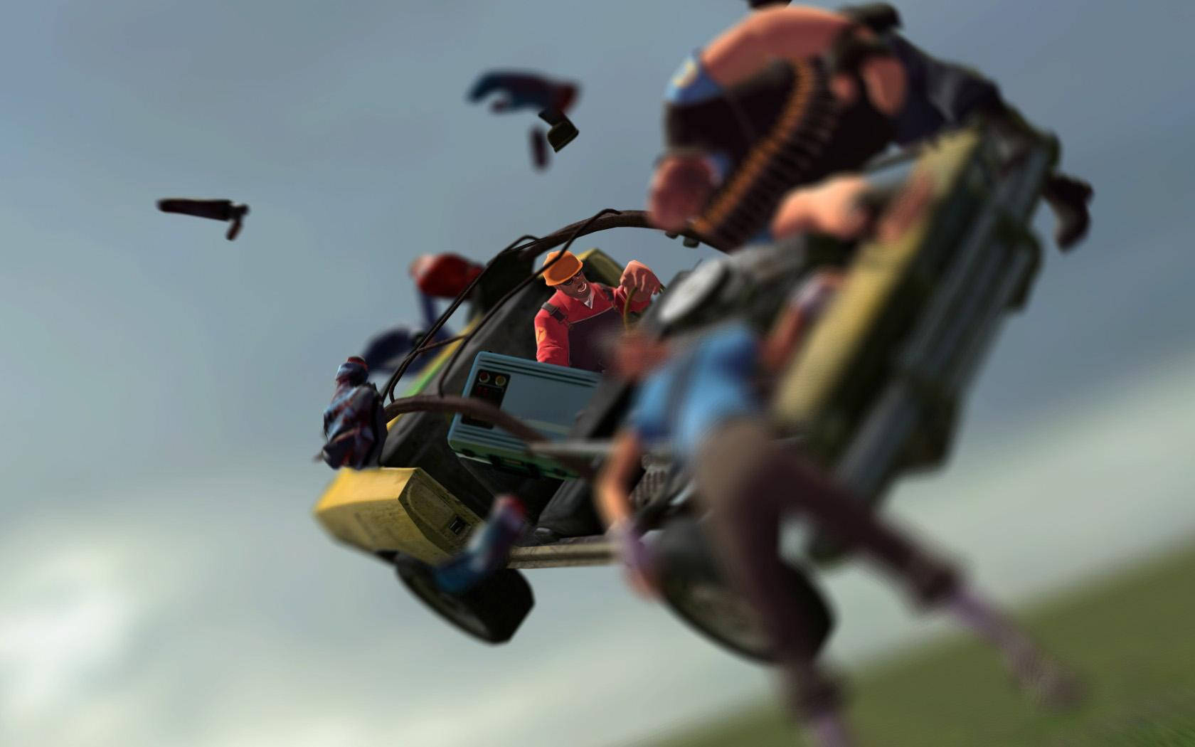 Team Fortress 2 Driving Engineer Wallpaper