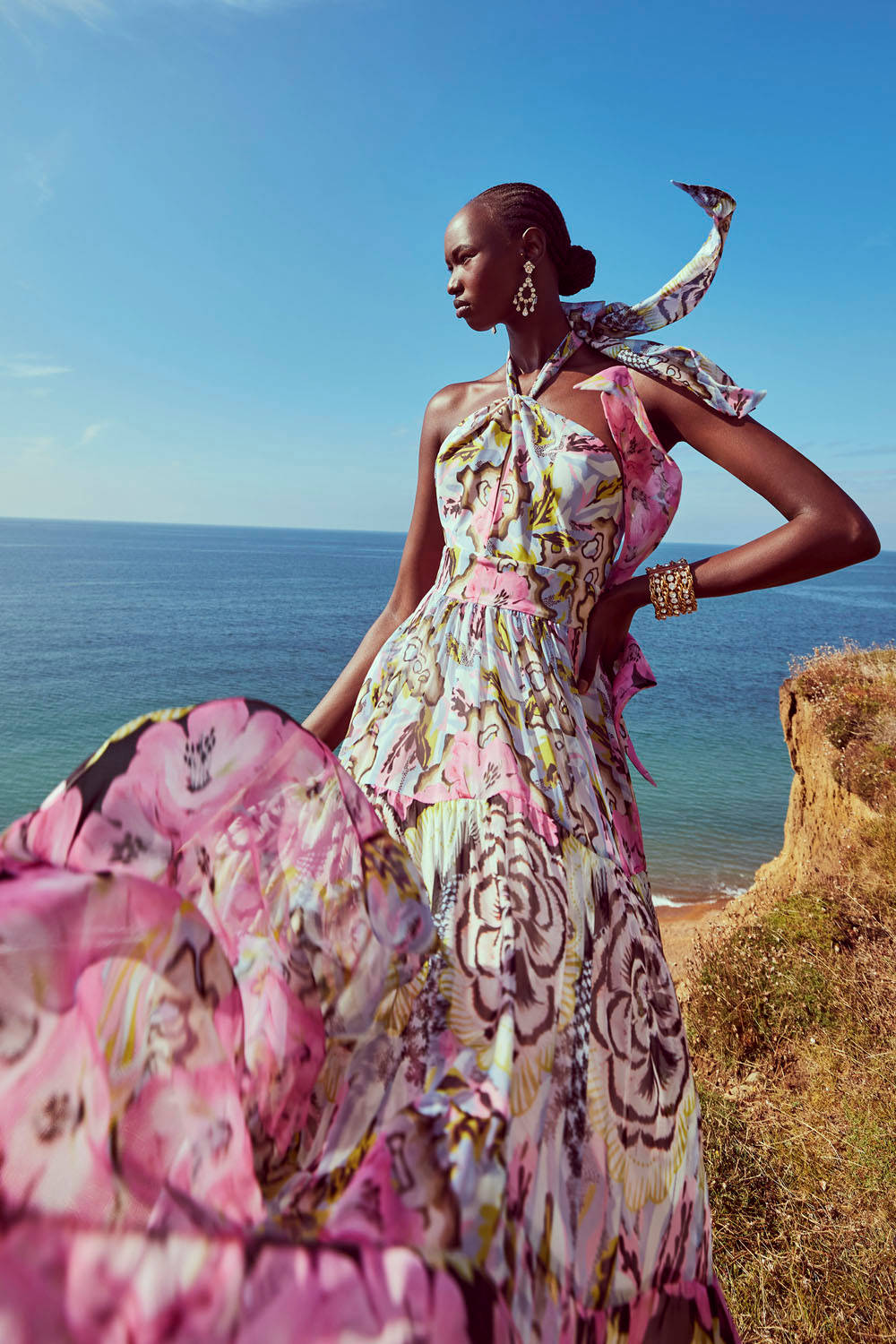 Temperley London Dress Fluttering Wallpaper