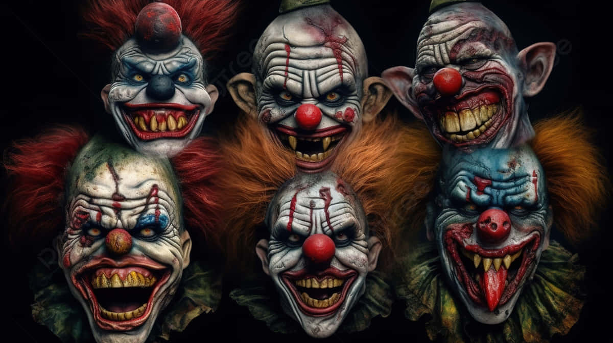 Terrifying_ Clown_ Faces_ Collection.jpg Wallpaper