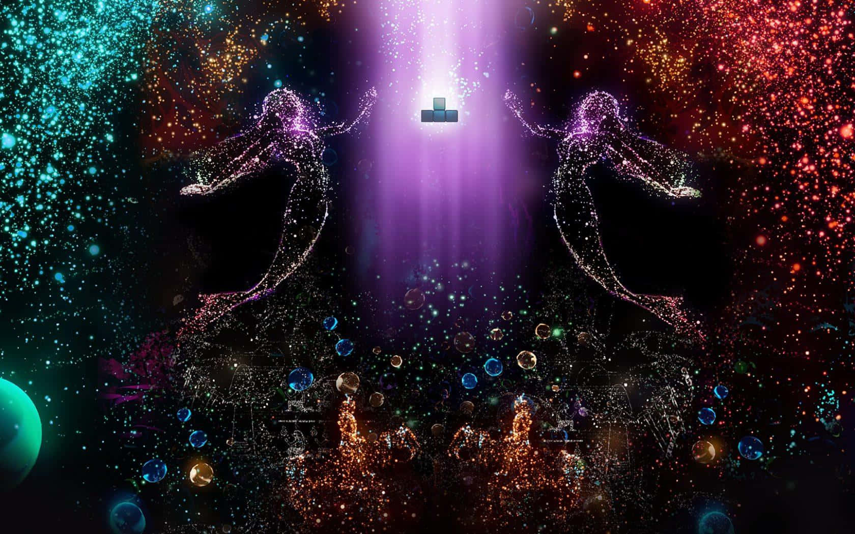 Tetris Effect Connected Wallpaper