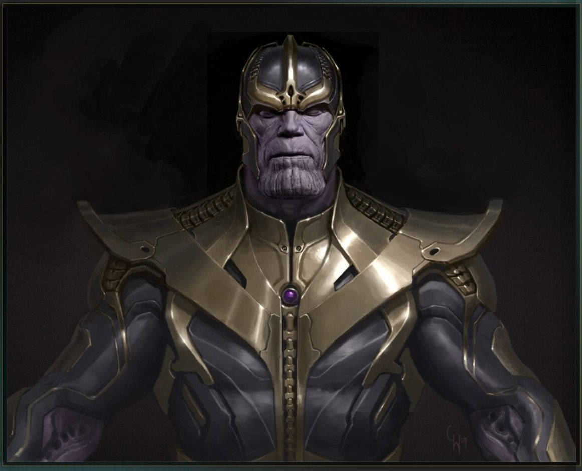 Thanos Steeling Himself To Fight Wallpaper