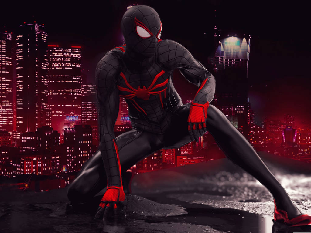 The Amazing Black Spiderman Wallpaper