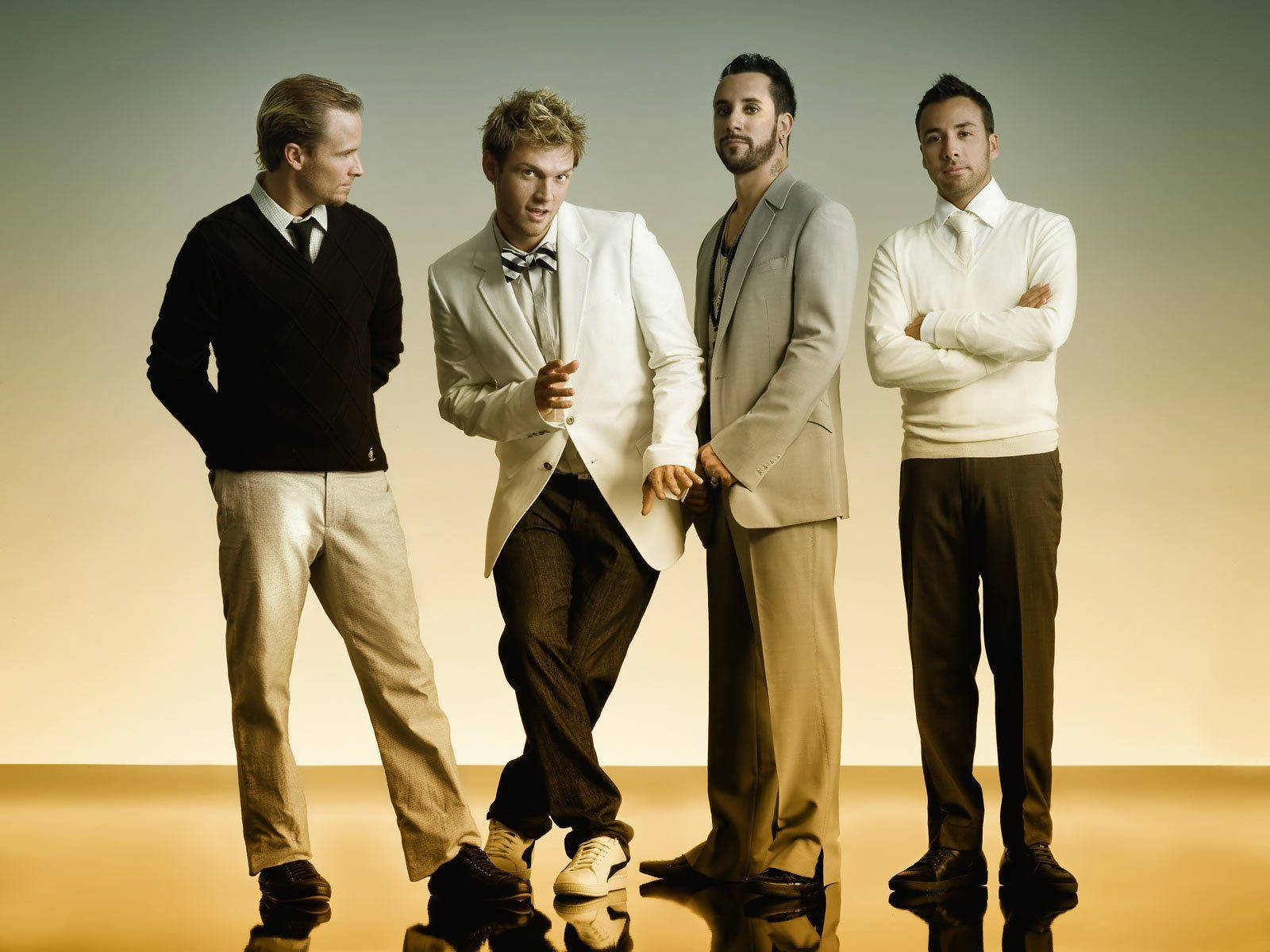 The Backstreet Boys In Sepia Wallpaper