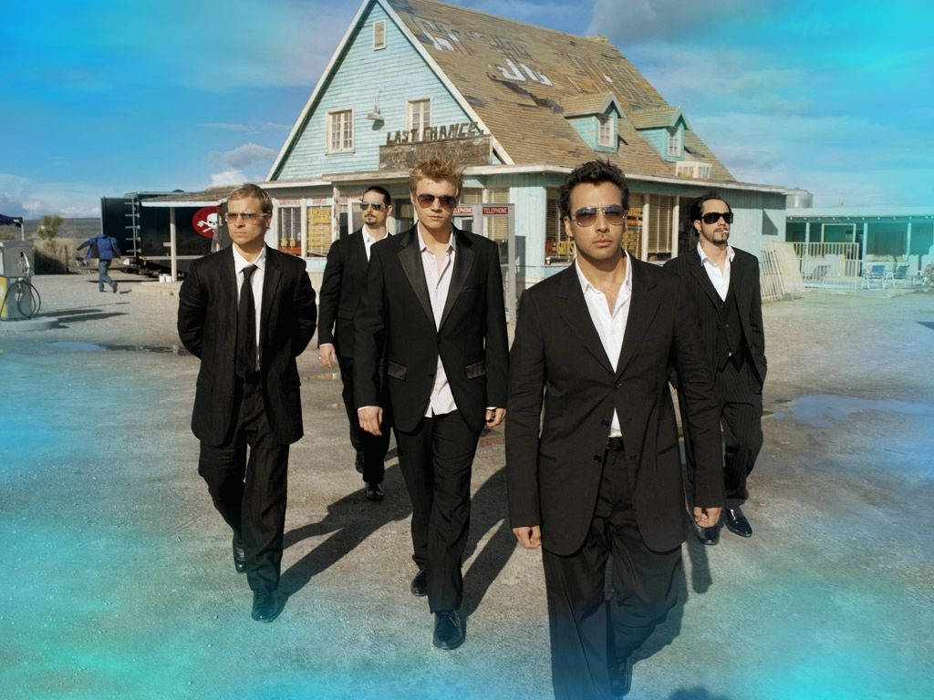 The Backstreet Boys Suited Up In Formal Wear Wallpaper